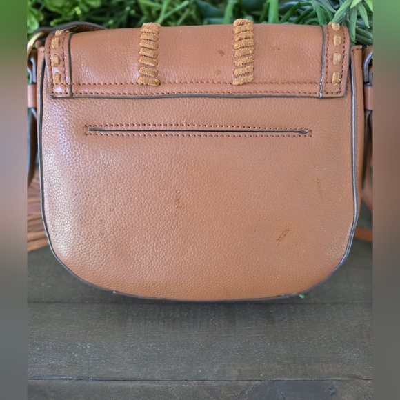 Foley & Corinna Sarabi Saddle Bag In Honey Brown Leather With Tassels - Picture 7 of 10